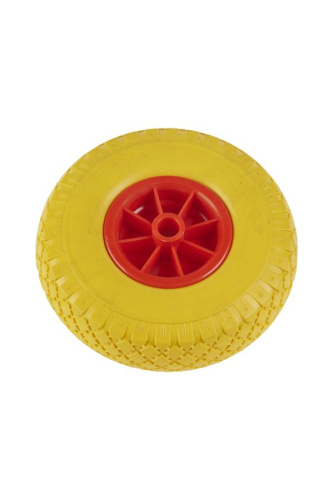 Колесо литое полиуретановое 260 мм PU 1805-2 с пластиковым ободом (без подшипника) купить в Москве с доставкой по всей России | ProtosMarket.ru