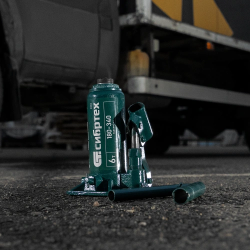 Домкрат гидравлический бутылочный, 6 т, 180-340 мм Сибртех купить в Москве с доставкой по всей России | ProtosMarket.ru