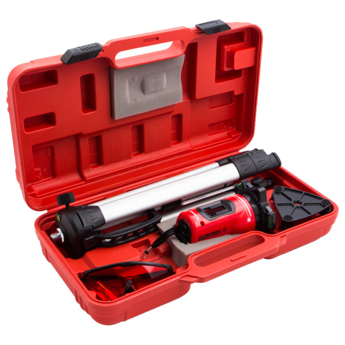 Лазерный уровень самовыравнивающийся, 150 мм, штатив 1150 мм, набор в пластиковом кейсе Matrix купить в Москве с доставкой по всей России | ProtosMarket.ru