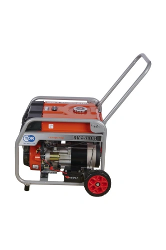 Генератор бензиновый 3,3 кВт 220В 16 л с электростартером и колесами TOR KM4800H по ценам производителя в Казани с доставкой по всей России