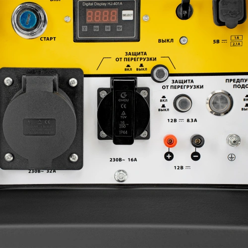 Генератор дизельный DES-55E, 5,5 кВт, 230 В, 11 л, электростартер Denzel купить в Москве с доставкой по всей России | ProtosMarket.ru