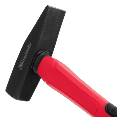 Молоток слесарный optimal, 400 г, фибергласовая обрезиненная рукоятка, квадратный боек Matrix купить в Москве с доставкой по всей России | ProtosMarket.ru