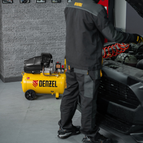 Компрессор воздушный прям. привод DCV1800/50, 1,8 кВт, 50 литров, 320 л/мин Denzel купить в Москве с доставкой по всей России | ProtosMarket.ru