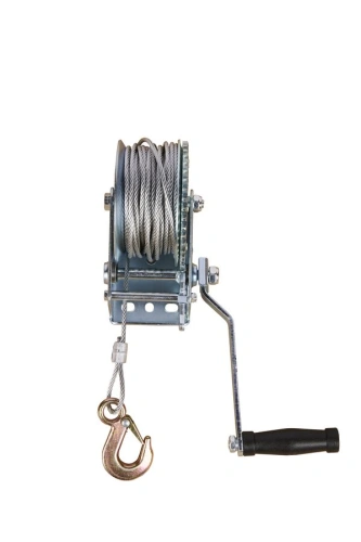 Лебедка ручная барабанная с тросом  400кг  20м оцинкованная TOR FD по ценам производителя в Казани с доставкой по всей России