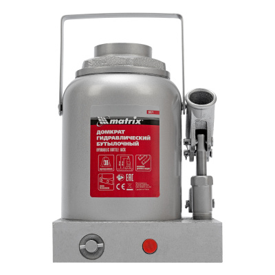 Домкрат гидравлический бутылочный, 30 т, h подъема 244-370 мм Matrix купить в Москве с доставкой по всей России | ProtosMarket.ru