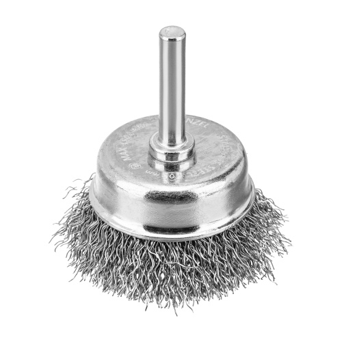 Набор щеток для дрели, 1 Плоская 50мм, 2 Чашки 25-50мм, шпилька, нерж. вит. проволока Denzel по ценам производителя в Казани с доставкой по всей России
