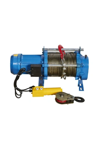 Лебедка электрическая  500/1000 кг 100/50 м с канатом 220 В TOR KCD по ценам производителя в Казани с доставкой по всей России