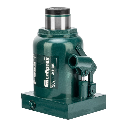 Домкрат гидравлический бутылочный, 50 т, 245-385 мм Сибртех купить в Москве с доставкой по всей России | ProtosMarket.ru