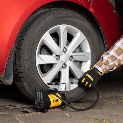 Компрессор автомобильный AC-37, 12 В, 7 атм, 37 л/мин, автомобильный предохранитель Denzel купить в Москве с доставкой по всей России | ProtosMarket.ru