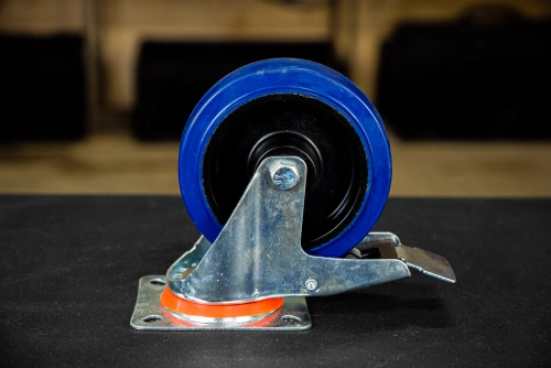 Колесо поворотное резина SRCLb 63 160 мм с тормозом (N) купить в Москве с доставкой по всей России | ProtosMarket.ru