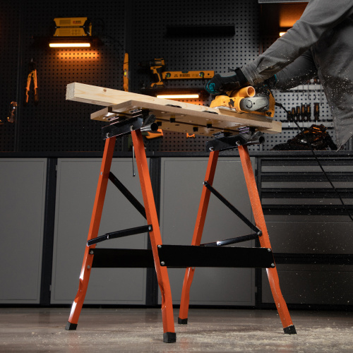 Верстак-тиски, 640 х 520 х 790 мм, портативный Sparta купить в Москве с доставкой по всей России | ProtosMarket.ru