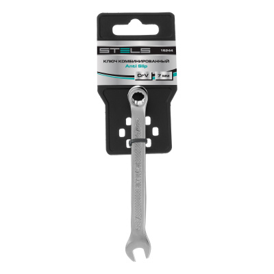 Ключ комбинированный, 7 мм, CrV, антислип Stels по ценам производителя в Казани с доставкой по всей России
