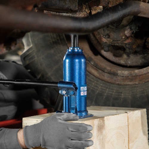 Домкрат гидравлический бутылочный, 8 т, h подъема 222-447 мм Stels купить в Москве с доставкой по всей России | ProtosMarket.ru