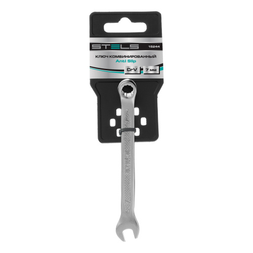 Ключ комбинированный, 7 мм, CrV, антислип Stels по ценам производителя в Казани с доставкой по всей России