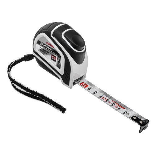 Рулетка Autostop,5 м х 19 мм,двухкомпонентный корпус,автоматическая фиксация,Pro Matrix по ценам производителя в Казани с доставкой по всей России