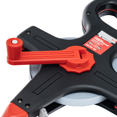 Рулетка геодезическая, 50 м х 12,5 мм, металлическая лента, открытый корпус Matrix купить в Москве с доставкой по всей России | ProtosMarket.ru