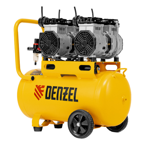 Компрессор безмасляный, малошумный DLS 2200/50, 2200 Вт, 2x1100, 50 л, 380 л/мин Denzel купить в Москве с доставкой по всей России | ProtosMarket.ru