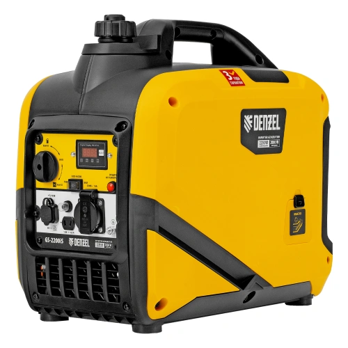 Генератор инверторный GS-2200iS, 2,2 кВт, 230 В, закрытый корпус, ручной старт DENZEL купить в Москве с доставкой по всей России | ProtosMarket.ru