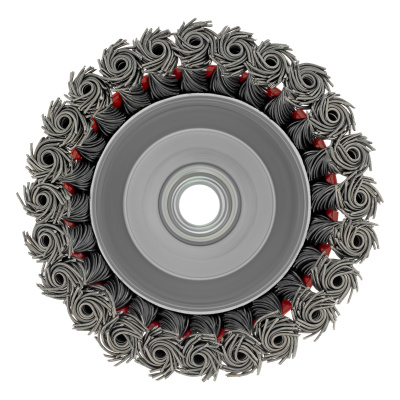 Щетка для УШМ, 100 мм, М14, "чашка", крученая проволока 0.8 мм Matrix по ценам производителя в Казани с доставкой по всей России