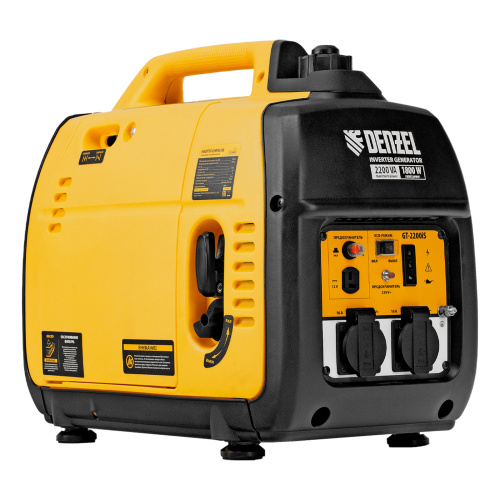 Генератор инверторный GT-2200iS, 2.2 кВт, 230 В, бак 4 л, закрытый корпус, ручной старт Denzel купить в Москве с доставкой по всей России | ProtosMarket.ru