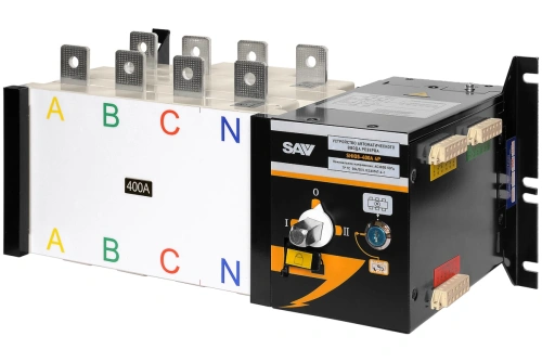 Реверсивный рубильник АВР (устройство автоматического ввода резерва) SHIQ5-400 4P по ценам производителя в Казани с доставкой по всей России