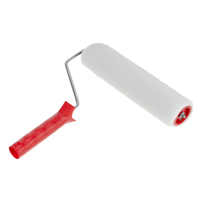 Валик "Поролон", в сборе, 250 мм, D 48 мм, D ручки 6 мм, крепление шплинтом Сибртех купить в Москве с доставкой по всей России | ProtosMarket.ru