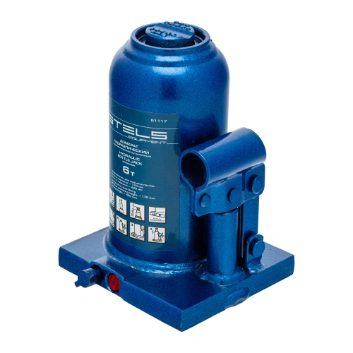 Домкрат гидравлический бутылочный телескопический, 6 т, H подъема 170-420 мм Stels купить в Москве с доставкой по всей России | ProtosMarket.ru
