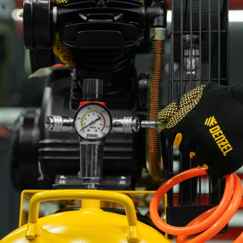 Компрессор воздушный BCV2300/100, ременный привод, 2.3 кВт, 100 литров, 440 л/мин Denzel купить в Москве с доставкой по всей России | ProtosMarket.ru