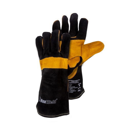 Краги кожаные термостойкие FOXWELD "Гранит" КС-05 купить в Москве с доставкой по всей России | ProtosMarket.ru