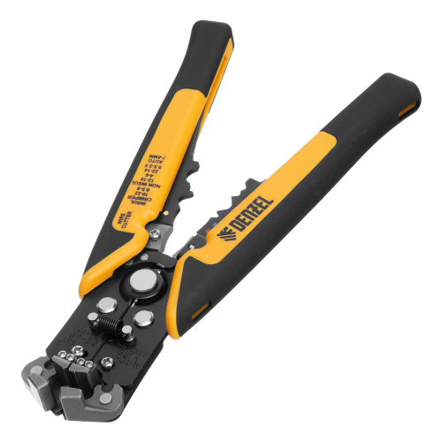 Щипцы для зачистки электропроводов 0,2-6 мм², функция обрезания проводов Denzel купить в Москве с доставкой по всей России | ProtosMarket.ru