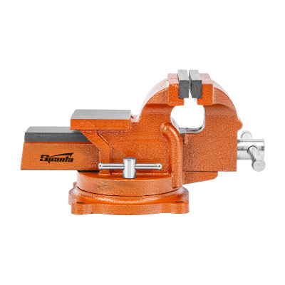 Тиски слесарные, 100 мм, поворотные, с наковальней Sparta купить в Москве с доставкой по всей России | ProtosMarket.ru