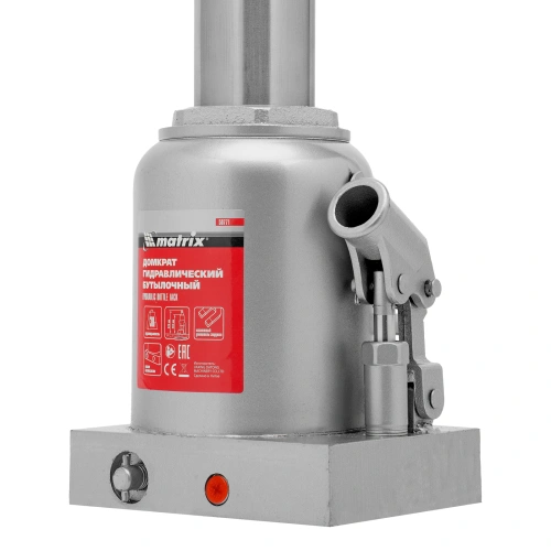 Домкрат гидравлический бутылочный, 30 т, h подъема 244-370 мм Matrix по ценам производителя в Казани с доставкой по всей России