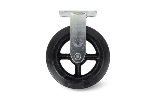 Колесо большегрузное неповоротное FCd 46 100 мм обрезиненное (F) по ценам производителя в Казани с доставкой по всей России