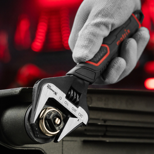 Ключ разводной, тонкие губки, фосфатированный, двухкомпонентная рукоятка, 200 мм, PRO Matrix купить в Москве с доставкой по всей России | ProtosMarket.ru