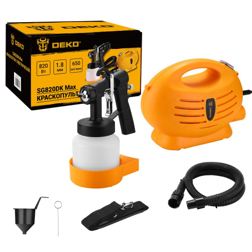 Краскопульт электрический DEKO SG820DK Max, 800 мл, 820Вт по ценам производителя в Казани с доставкой по всей России