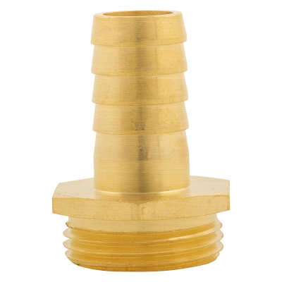 Штуцер для шланга 3/4" с наружной резьбой G1" Denzel купить в Москве с доставкой по всей России | ProtosMarket.ru