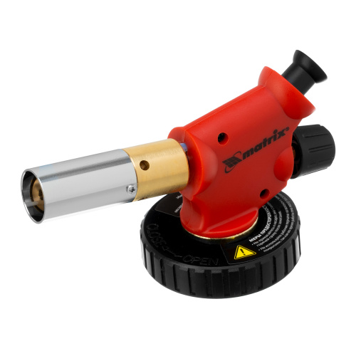 Профессиональная горелка на бутановый баллон, пьезоподжиг, расширенное сопло Matrix купить в Москве с доставкой по всей России | ProtosMarket.ru