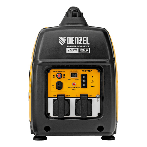 Генератор инверторный GT-2200iS, 2.2 кВт, 230 В, бак 4 л, закрытый корпус, ручной старт Denzel купить в Москве с доставкой по всей России | ProtosMarket.ru