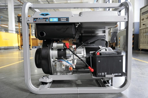 Генератор дизельный 5,0 кВт 220В с электростартером и колесами TOR KM5000D по ценам производителя в Казани с доставкой по всей России