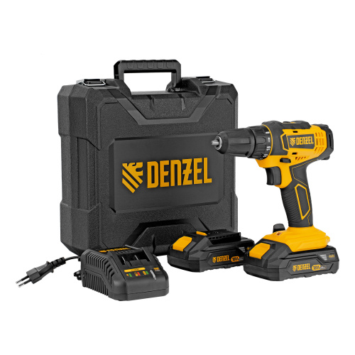 Дрель-шуруповерт аккумуляторная CDL-18-02BM, Li-Ion, 18 В, 2 аккумулятор Denzel купить в Москве с доставкой по всей России | ProtosMarket.ru