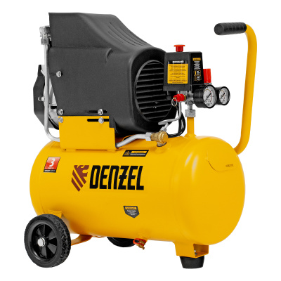 Компрессор воздушный DLC1300/24 безмасляный 1.3 кВт, 24 литра, 206 л/мин Denzel купить в Москве с доставкой по всей России | ProtosMarket.ru