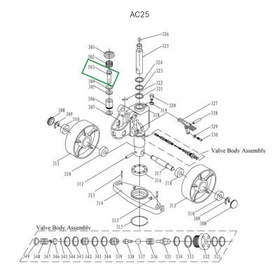 Шток нагнетательный для гидравлических тележек AC25 купить в Москве с доставкой по всей России | ProtosMarket.ru
