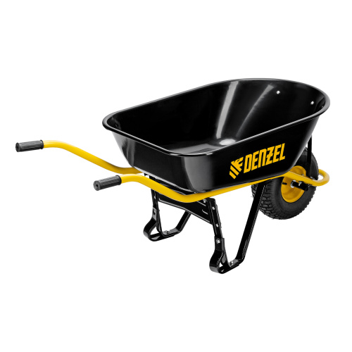 Тачка строительная, усиленная, объем 130 л, 230 кг, колесо 15х6.00-6 Denzel по ценам производителя в Казани с доставкой по всей России