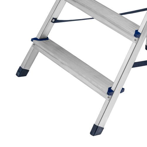 Стремянка двусторонняя 5 ступеней, алюминиевая, Сибртех купить в Москве с доставкой по всей России | ProtosMarket.ru