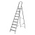 Стремянка, 9 ступеней, алюминиевая, Сибртех купить в Москве с доставкой по всей России | ProtosMarket.ru