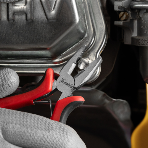 Плоскогубцы Mini, 130 мм, никелированные, авторазжим, двухкомпонентные рукоятки Matrix купить в Москве с доставкой по всей России | ProtosMarket.ru