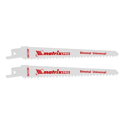 Полотна универсальные для сабельной пилы S611DF 125/4.3 мм, Bimetal, 2 шт, Pro Matrix купить в Москве с доставкой по всей России | ProtosMarket.ru