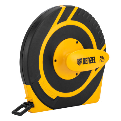 Рулетка геодезическая 50 м х 15 мм, закрытый корпус, фиберглассовая лента Denzel купить в Москве с доставкой по всей России | ProtosMarket.ru