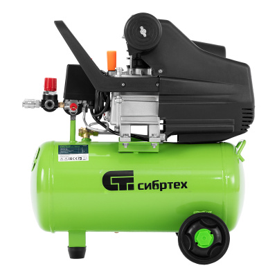 Компрессор воздушный КК-1100/22, 1, 1 кВт, 135 л/мин, 22 л, прямой привод, масляный Сибртех купить в Москве с доставкой по всей России | ProtosMarket.ru