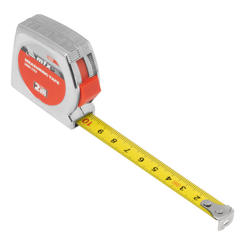 Рулетка Chrom, 2 м x 13 мм, хромированный корпус MTX по ценам производителя в Казани с доставкой по всей России